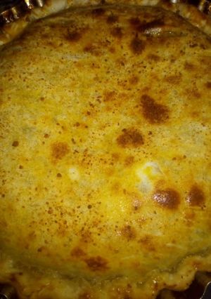 Una foto de Tarta de berenjenas y pollo