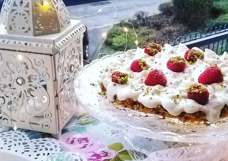 Recette de Parfait Kachtalia crèmeuse à la verveine, eau de fleur d&#39;oranger et crème de coco🍓🥥🍰