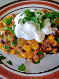 A picture of Stuffed Poblano Peppers.