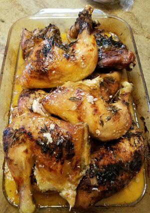 A picture of Rosemary chicken.