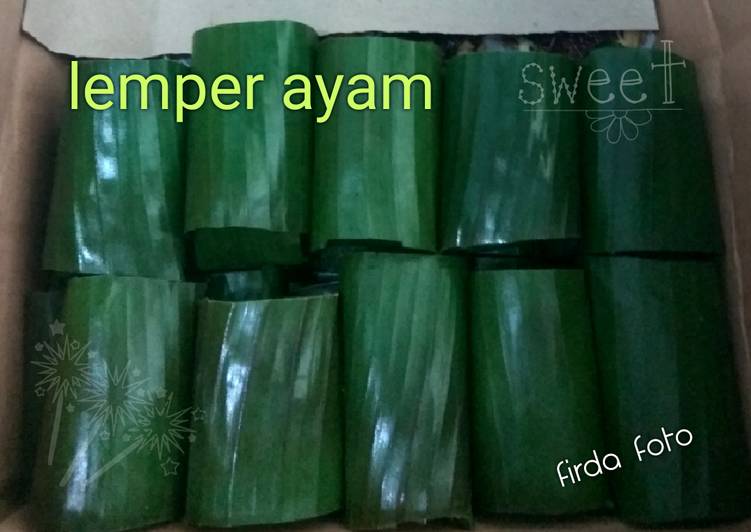 Resep Lemper ayam Anti Gagal