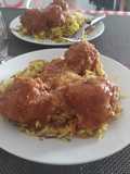 Albóndigas con arroz