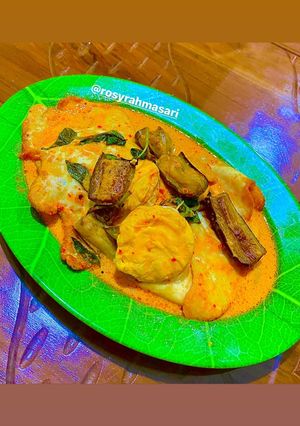 Foto resep Pecel Santan Telur Ceplok & Terong