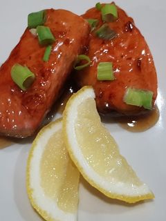 Foto resep Salmon Teriyaki Honey Glaze
