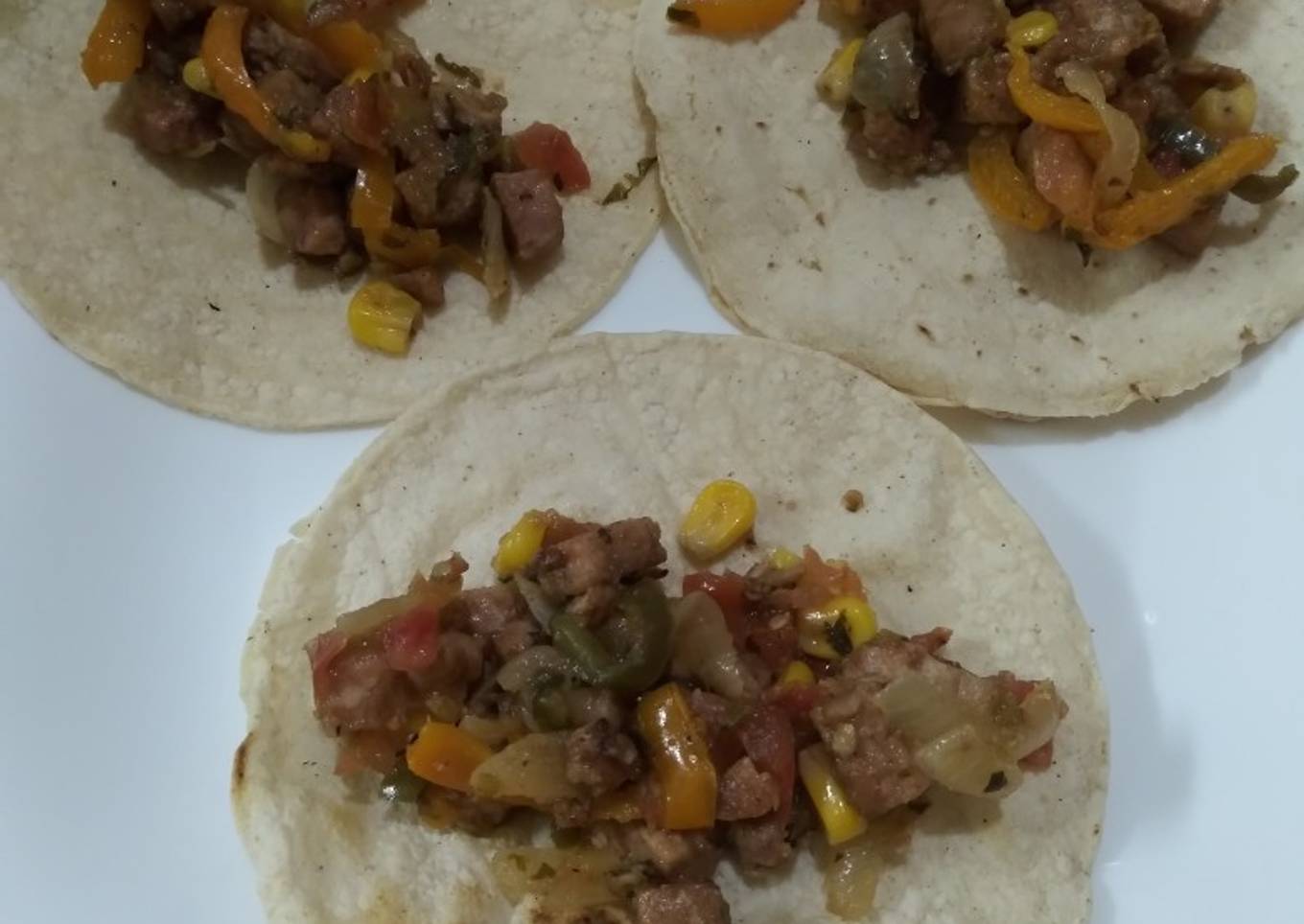 Chuleta de cerdo para tacos