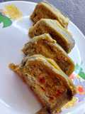 Budín de berenjenas y verduras varias