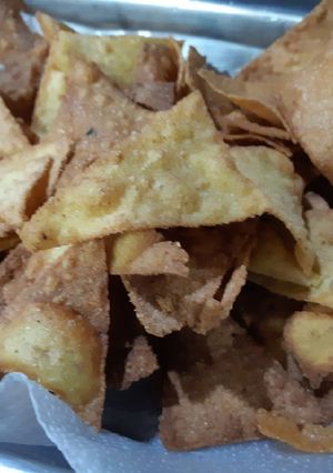 Una foto de Nachos o totopos