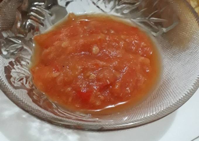 Sambel Tomat Tanpa Minyak Goreng