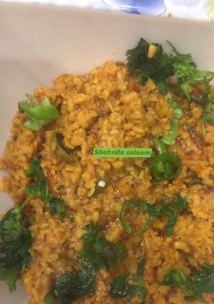 A picture of Mong dal makhni.