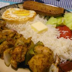 A picture of Chelo Kabob (Peter Cat Kolkata, Style).