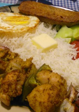 A picture of Chelo Kabob (Peter Cat Kolkata, Style).