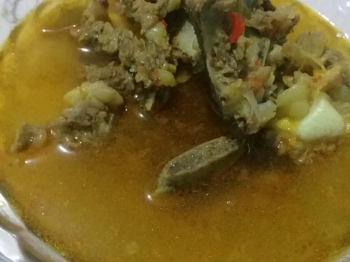 Langkah Gampang Membuat Resep Asem2 kuah Iga Sapi yang Enak Banget