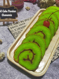 Foto resep Roll Cake Pandan Ekonomis