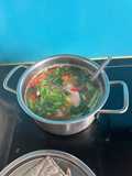 Canh cá + thơm cà (hồng/dìa/)