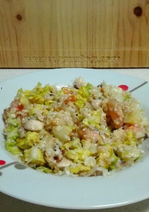 Foto principal de Ensalada variada de cuscús de coliflor