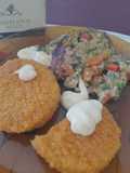 Tortilla de avena con mezcla de colores!!!
