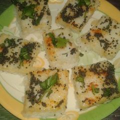 A picture of Instant and very soft Rava dhokla.