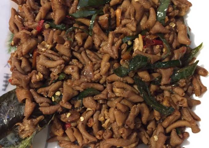 Cara Gampang Membuat Oseng usus ayam cabe hijau, Bikin Ngiler