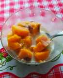 Postre de calabaza con leche