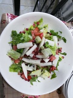 صورة لوصفة سلطة الفجل