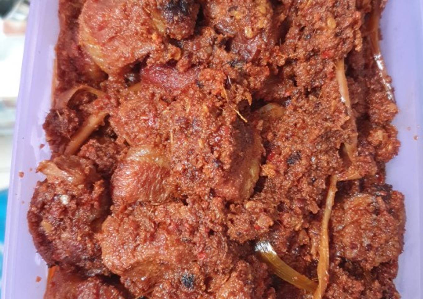 Rendang daging sapi