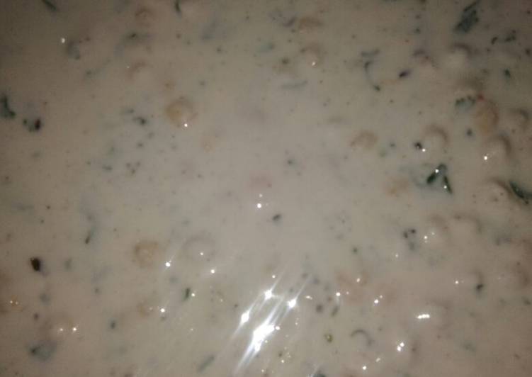 Recipe: Eating on a Dime Boondi and vegetable raita