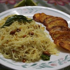 A picture of Lemon Semiya/Semiya Pulihore/Bombino Vermicelli Pulihore.