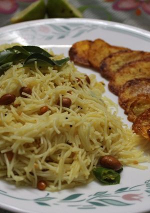 A picture of Lemon Semiya/Semiya Pulihore/Bombino Vermicelli Pulihore.