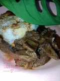 Daging lada hitam saus Saori