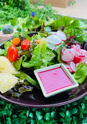A picture of Beet Salad Dressing ❤️.