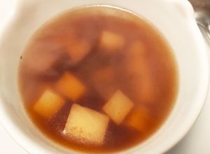 Una foto de Sopa de rábano
