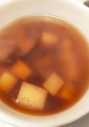 Una foto de Sopa de rábano