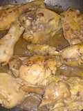 Pollo con vino blanco. ॐ