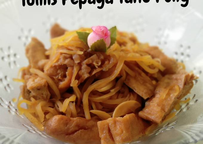 Anti Ribet, Memasak Tumis Pepaya Tahu Pong Ekonomis Untuk Dijual