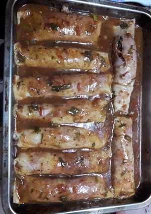Una foto de Canelones de remolacha