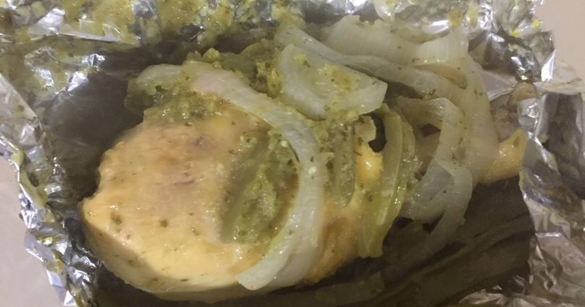 Mixiotes de pollo en verde Receta de Eva Reyes- Cookpad