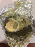 Mixiotes de pollo en verde