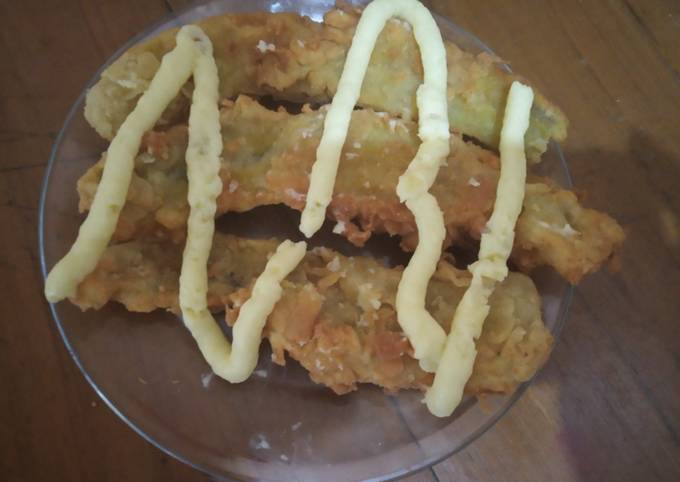 Pisang goreng crispy cream cheese