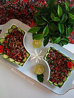 عکسی از دستور سالاد تبوله لبنانی