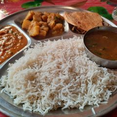 A picture of Lunch Thali.