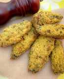 Sardine panate senza glutine in friggitrice ad aria