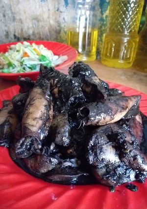 Foto resep Cumi pedas masak hitam