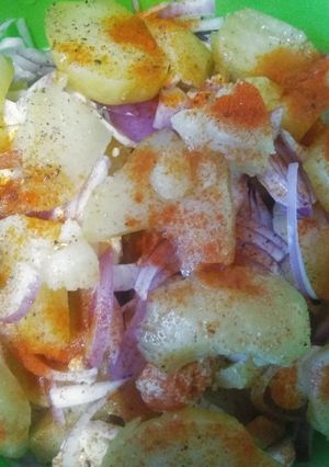 O poză a rețetei Salată de cartofi.