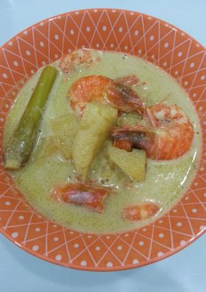 Foto resep Gulai tempoyak udang & nenas