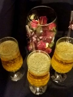 عکسی از دستور شربت زعفران و تخم شربتی