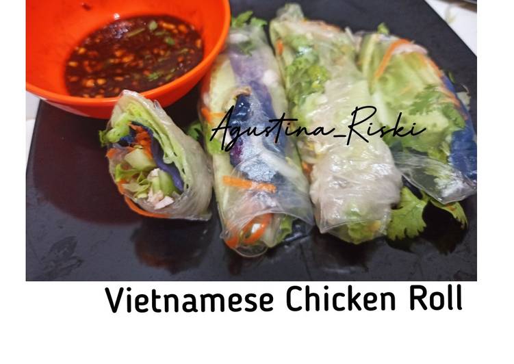 Bagaimana Membuat Vietnamese Chicken Roll, Menggugah Selera