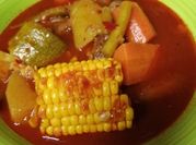 A picture of marrow broth