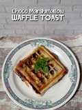 Choco Marshmallow Waffle Toast