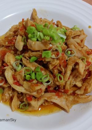 Foto resep Ayam Suwir Sambal Bawang