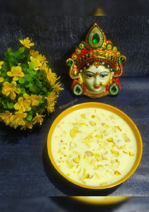 A picture of Paneer kheer.